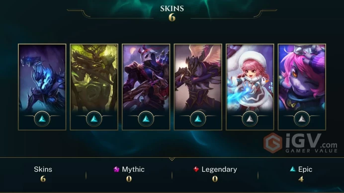 Europe West SKT T1 Jhin - Soul Reaver Draven - Elderwood Hecarim - Lv 58 | 34 Champs | 6 Skins FULL ACCESS A110