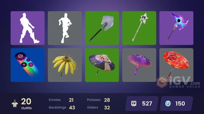 14270[PC/PSN/XBOX]Joey|Kymera|Polar Peely|Slayer Juice WRLD|Rick Sanchez|Guggimon|Zyg|Sunny|Doctor Slone|Winterfest Bushranger