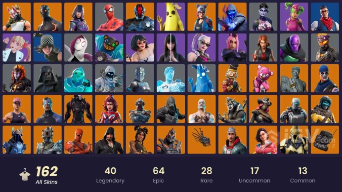[PC/PSN/XBOX/Nintendo]  161 skins F/A :  Leviathan Axe | OG STW | Glow | Blue Team Leader | Omega (stage 5) | Prodigy | Kata Captain | Blue Stri