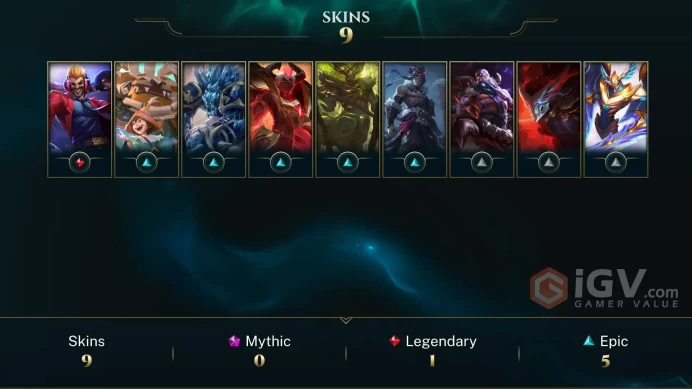LAN  Unranked // ✨ +32 Champion / 1249 BE / +9 Skins / 46 Level / Full Access /  Click for Full Details