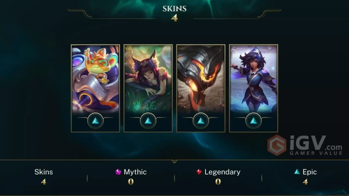 LAN  Unranked // ✨ +49 Champion / 9371 BE / +4 Skins / 56 Level / Full Access /  Click for Full Details
