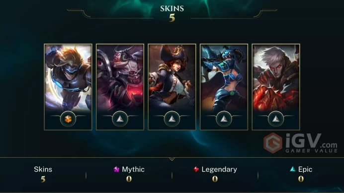 LAN  Unranked // ✨ +29 Champion / 1099 BE / +5 Skins / 84 Level / Full Access /  Click for Full Details