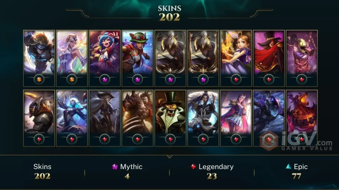 LAS EMAIL CHANGEABLE ALL CHAMPIONS 202 SKINS Prestige Nightbringer Lee Sin 2X PF EZREAL Elementalist Lux