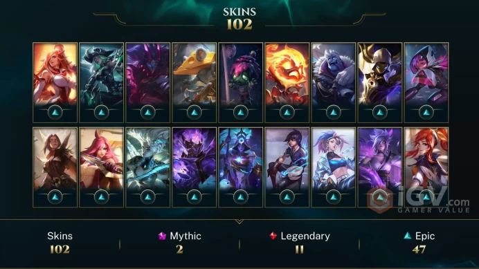 EUW -(S16) DIAMOND 2(66LP)- MASTER 110LP PEAK - 172 Champ - 102 Good Skins - 51.7K BE - HANDMADE - FULL ACCES - LIFETIME WARRANTY - CHEAP