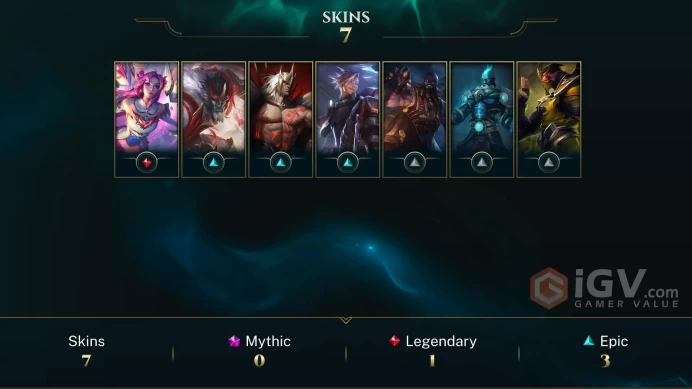 EUW -(S16) DIAMOND 4(43LP) %55WR -  72 Champ - 7 Good Skins - 10.6K BE - HONOR 4 - S12 ACC - HANDMADE - FULL ACCES - LIFETIME WARRANTY - CHEAP
