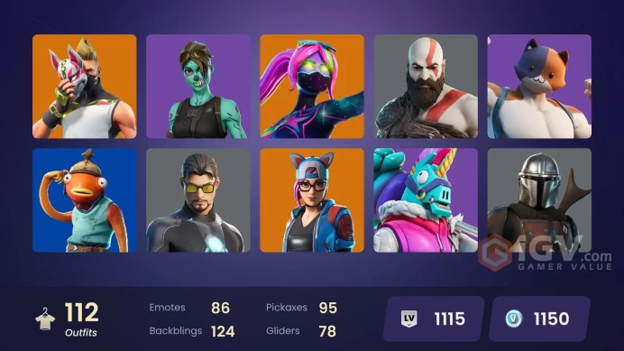 [PC/PSN/XBOX/Nintendo] 112 skins | Leviathan Axe | OG STW | Kratos | Blue Team Leader | Striker Specialist |