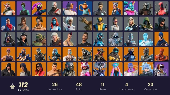 [PC/PSN/XBOX/Nintendo] 112 skins | Leviathan Axe | OG STW | Kratos | Blue Team Leader | Striker Specialist |