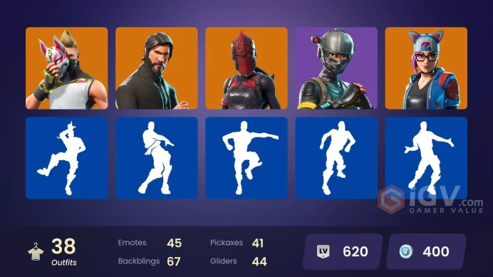 [PC/PSN/XBOX/Nintendo] 38 skins | The Reaper | Elite Agent | Rogue Agent | Calamity | Dark Voyager | Drift | Red Knight | Leviathan |