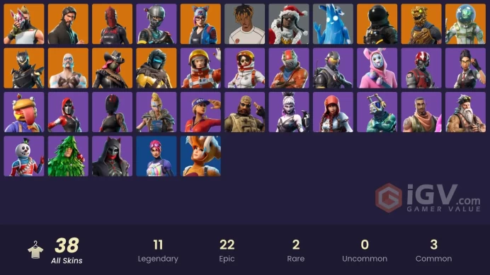 [PC/PSN/XBOX/Nintendo] 38 skins | The Reaper | Elite Agent | Rogue Agent | Calamity | Dark Voyager | Drift | Red Knight | Leviathan |