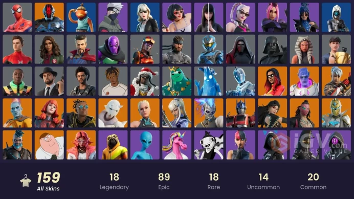 [PC/PSN/XBOX/Nintendo] 159 skins | Championship Aura | Naruto Uzumaki | Kado Thorne | Snap | Mizuki | Kymera |