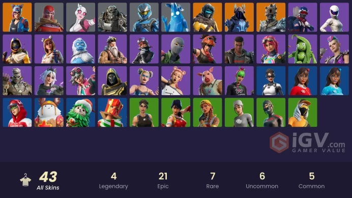 [PC/PSN/XBOX] FA 43 SKINS | POINT IT OUT | STAGE 4 | STAGE 4 - NO PONYTAIL | GOLD | THE PRISONER | MAGNETO | GWENPOOL | POLAR PEELY |