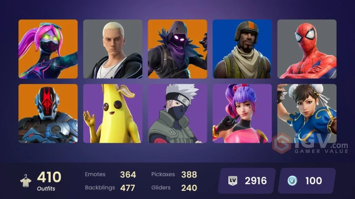 [PC/PSN/XBOX/Nintendo] 410 Skins FA | Chun-Li | Eon | Reaper | Darth Vader | Galaxia | Carbide | Santa Dogg |