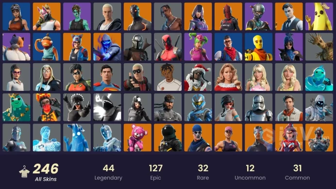 Full Access 246 skins | OG STW | Renegade Raider | Glow | Elite Agent | Travis Scott | MINTY | Prodigy | Blue Striker | Clutch 