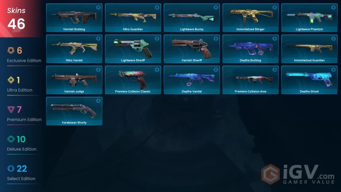 EU | VP 405 | LVL 114 | Elderflame Vandal | Prime//2.0 Karambit | Ruination Spectre | Reaver Butterfly Knife | RGX 11z Pro Firefly | Gli | V0227