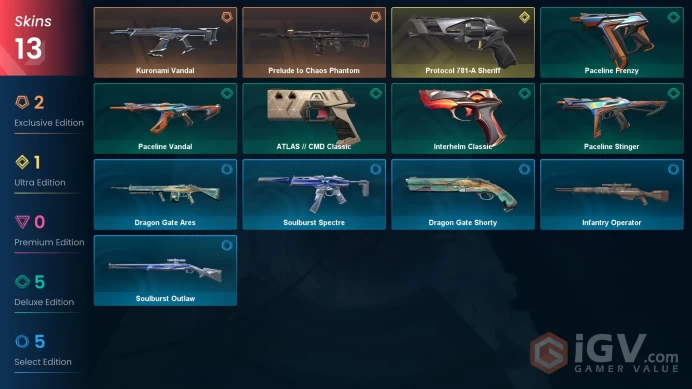 EU | VP 200 | LVL 56 | Protocol 781-A Sheriff | Prelude to Chaos Phantom | Kuronami Vandal | Paceline Vandal | Paceline Stinger | ATLAS | V0653