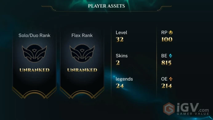 EUW - 32 LVL - Handlaveled - Silver/Gold MMR - Skins - Instant Delivery
