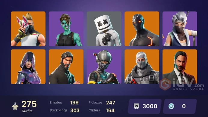 [XBOX/PSNPC] 275 SKINS | OG STW | THE REAPER | GLOW | ELITE AGENT | BLUE TEAM LEADER | SUB COMMANDER | ROGUE AGENT | HAVOC | BLUE STRIKER