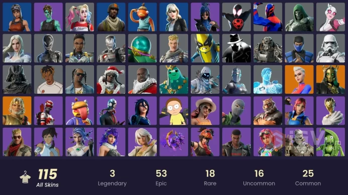 [ALL PLATFORMS]-115 Skin-Renegade Raider-Fishstick-Aerial Assault Trooper-Haze-Astra-Desert Dawn Lyric-Spider-Man Noir-She-Venom-FULL ACCESS-