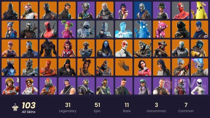 PC / PSN 103 skins | OG STW | Black Knight | Sparkle Specialist | The Reaper | Blue Squire | Royale Knight | Y314