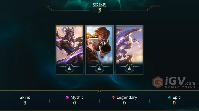 EUW Unranked // ✨ +45 Champion / 2921 BE / +3 Skins / 47 Level / Full Access / Click for Full Details
