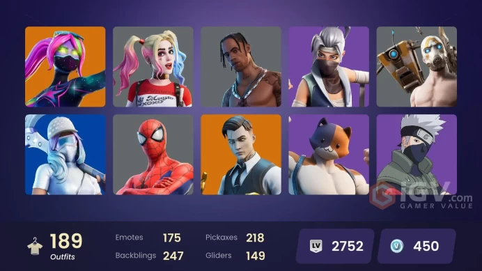 190 skins | Travis Scott | Astro Jack | Gold Brutus | Gold Midas | Cactus Jack | Astroworld | Basic Basher | Leviathan Axe | Ol' Woody | 320 VB