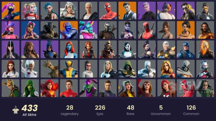 PC/XBOX / 434 SKINS / Midas | Fade | Oblivion | Blaze | Zeus | Oro | Eternal Knight | Deadeye | Mandalorian / MAIL (FULL ACCESS)