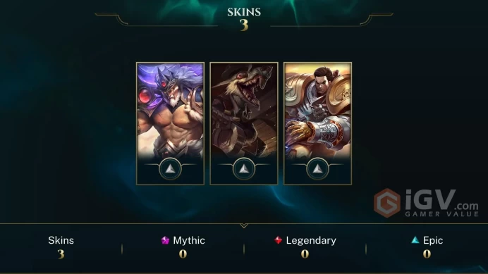 EUW  Unranked // ✨ +34 Champion / 2690 BE / +3 Skins / 38 Level / Full Access /  Click for Full Details