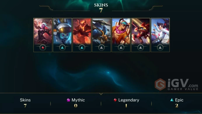 EUW Unranked // ✨ +31 Champion / 2580 BE / +7 Skins / 36 Level / Full Access / Click for Full Details