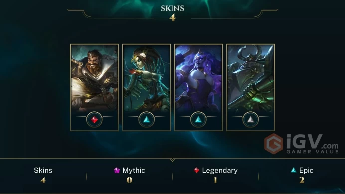EUW  Unranked // ✨ +33 Champion / 1125 BE / +4 Skins / 40 Level / Full Access /  Click for Full Details