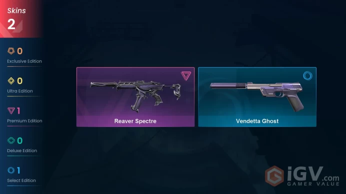 | AP | 2 SKINS | VALUE: 1775 VP | Reaver Spectre | Vendetta Ghost | RANKED READY | 99 LEVEL | INSTANT DELIVERY | FULL ACCESS | FUSX2 |