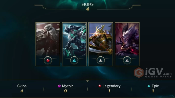 [Code 9856] Level 43 + 4 Skins / EUW / Very Cheap