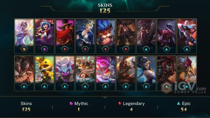 MIddle East - SAFE - LVL 172 - Gold MMR - 125 SKINS - Battle Boss Yasuo Chroma - Count Kassadin - Firecracker Sett Chroma - FULL ACCESS - MY123