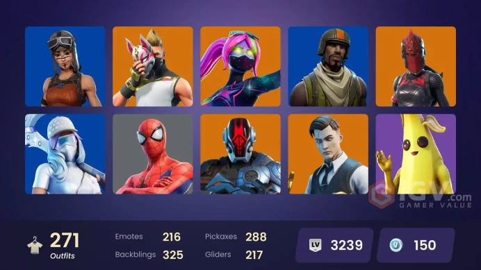 [PC/PSN/XBOX/Nintendo]  271 skins F/A :  | OG STW | Renegade Raider | Aerial Assault Trooper | Game Knight | Tart Tycoon | Blackheart | Menace |
