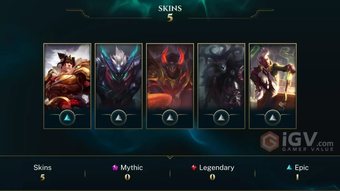 Latin America North HANDLVL'D IRON 4 ( 0 WINS, 24 LOSSES ) + BE:14K + 33 CHAMPS + FULL ACCESS + Instant Delivery + A040