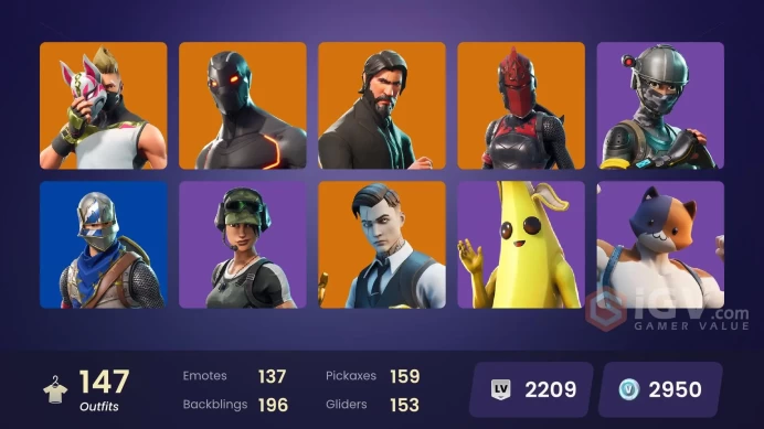 [ALL PLATFORMS]-150 Skin-ALL EDITIONS-OG STW-Elite Agent-The Reaper-Blue Squire-Take The L-ReapeR-2,950 V-BUCKS-(PSN)-FULL ACCESS-