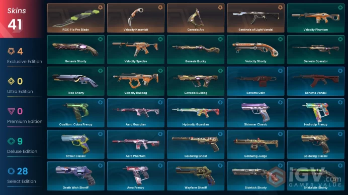| AP | 3 KNIFE | 41 SKINS | VALUE: 6525 VP | Velocity Karambit | RANKED READY | 216 LEVEL | INSTANT DELIVERY | FULL ACCESS | FNrCb |