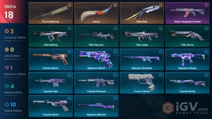 | LATAM | 3 KNIFE | 18 SKINS | VALUE: 7875 VP | Tilde Knife | Catrina | RANKED READY | 104 LEVEL | INSTANT DELIVERY | FULL ACCESS | FWrFq |