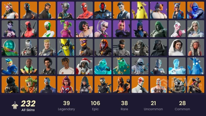 [ALL PLATFORMS]-232 Skin-Rue OG-Merry Mint Axe-Elite Agent-The Reaper-Vertex-Omega-Backlash-FULL ACCESS-BEST SELLER-
