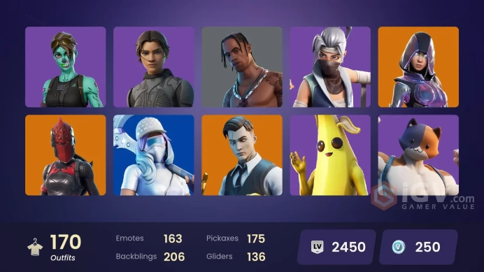 [XBOX/NIN/PC] 170 SKINS | OG STW | TRAVIS SCOTT | GLOW |  LEVIATAHAN AXE | MERRY MINT AXE |NEO VERSA | GOLD BRUTUS | GOLD MIDAS | TART TYCOON