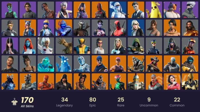 [XBOX/NIN/PC] 170 SKINS | OG STW | TRAVIS SCOTT | GLOW |  LEVIATAHAN AXE | MERRY MINT AXE |NEO VERSA | GOLD BRUTUS | GOLD MIDAS | TART TYCOON
