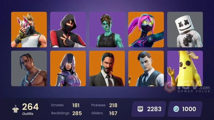 [XBOX/NIN/PC] 261 SKINS | OG STW | IKONIK | TRAVIS SCOTT | LEVIATHAN AXE | GLOW | ASTRO JACK | GOLD MEOWSCLES | WORLD CUP | GOLD BRUTUS