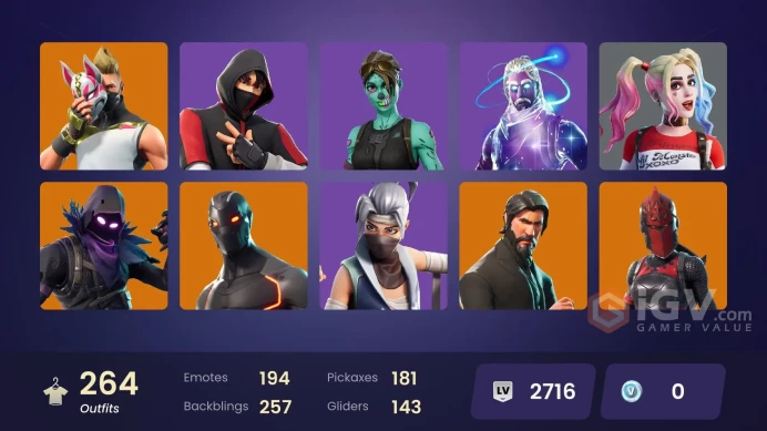 [PC/PSN/XBL] 263 skins | OG STW | Galaxy | IKONIK | The Reaper | Elite Agent | Gold Brutus | Gold Midas | Omega (stage 5) | Trailblazer | Sub 
