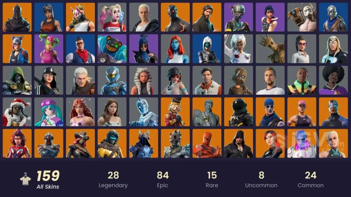 [PC/XBL] 150 skins | OG STW | Renegade Raider | Black Knight | Sparkle Specialist | The Reaper | Blue Squire | Royale Knight | Elite Agent | 6