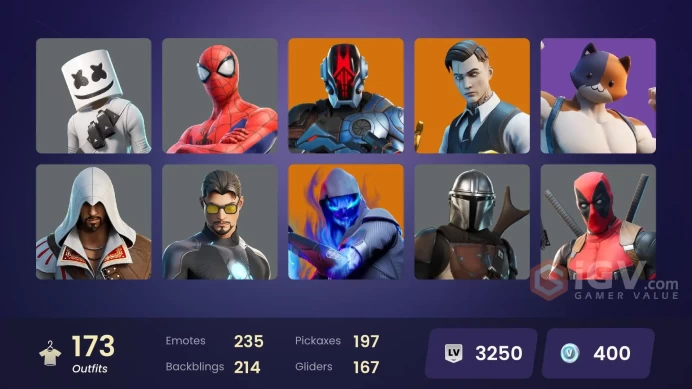 PC/Xbox/Nintendo 173 skins | OG STW Leviathan Axe | Lara Croft | Gold Brutus | Gold Midas | Era | Sentinel | Catalyst | Joey | Fusion | Raz 