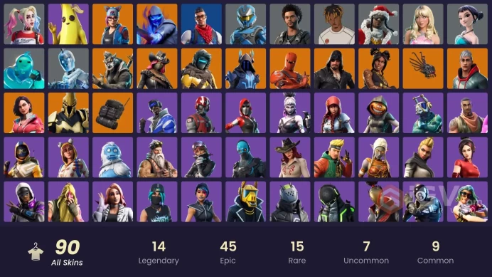 [PC] 90 skins | Prodigy | Blue Striker | Ultima Knight | Fusion | Lynx | Catalyst | Luxe | Dire | Sentinel | Rox | Vendetta | Hybrid | Calamity 