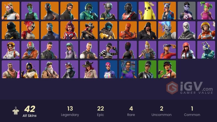 [PC/PSN/XBOX] 42 skins | Stealth Reflex | The Reaper | Elite Agent l Take The L | Reflex | Tricera Ops | Carbide |