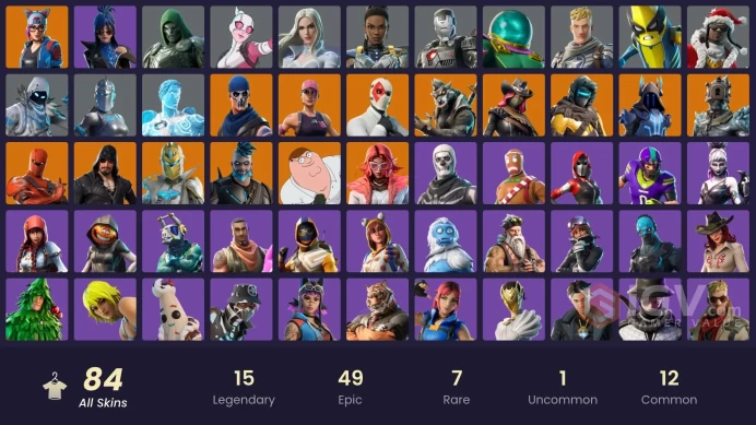 [PC/PSN/XBL] 83 skins | OG STW | Spike | Valeria | Calamity | Peter Griffin | Dire | Wild Card | Omegarok | The Ice King | Lynx | The Prisoner 
