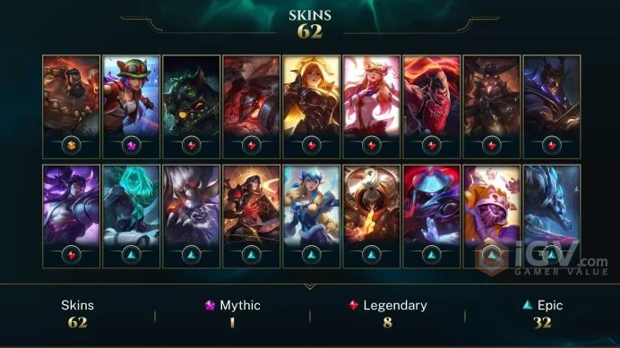| LAN | 64 SKINS | SILVER 4 | 116 CHAMPIONS | 190 LEVEL | INSTANT DELIVERY | FULL ACCESS | FY4WB |