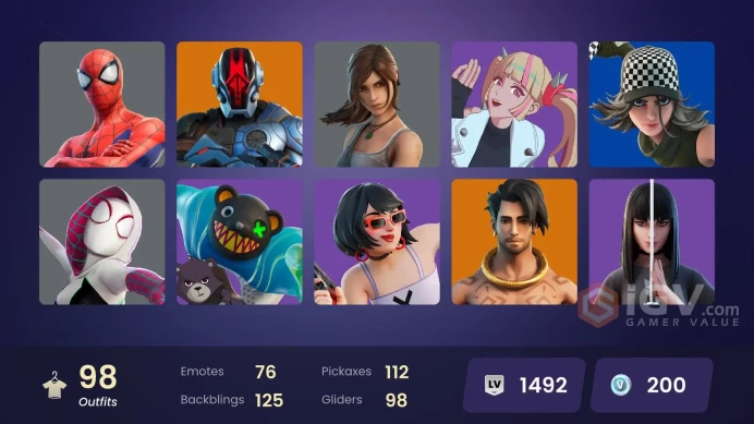 [PC/PSN/XBOX/SWITCH] -98 skins-Heron Stance Hero-Era-Paradigm (Reality-659)-Ronin-Joey-Kymera-The Cube Queen-Snap