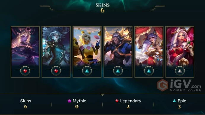 | LAN | 6 SKINS | BRONZE 2 | 25 CHAMPIONS | 34 LEVEL | INSTANT DELIVERY | FULL ACCESS | FXyki |